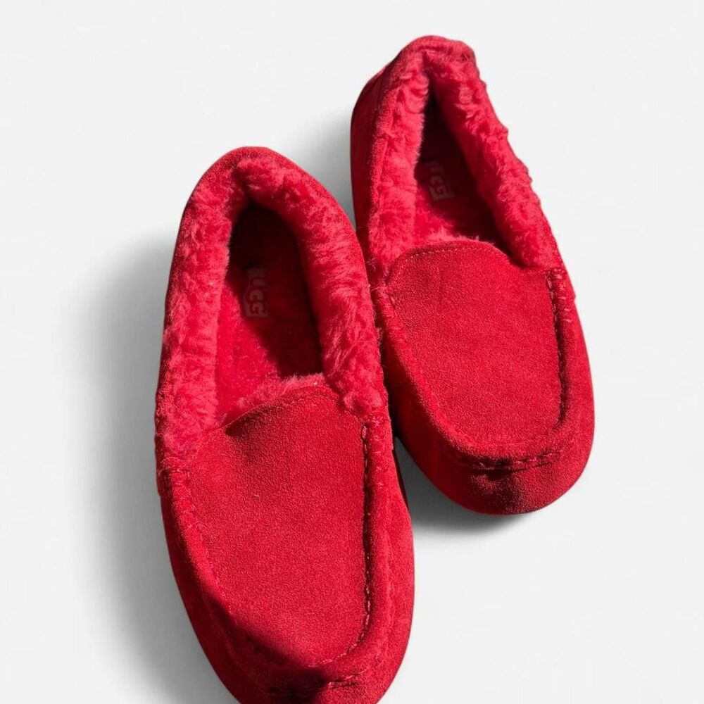 Ugg Ansley Red Women's Suede Moccasins
